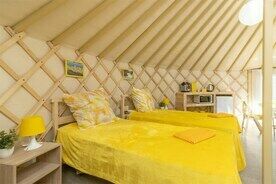 Юрта 2-местная (Желтая), Глэмпинг Юрта Лахти, Мунозеро