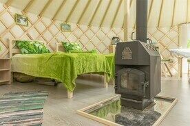 Юрта 2-местная (Зеленая), Глэмпинг Юрта Лахти, Мунозеро