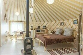 Юрта 2-местная (Коричневая), Глэмпинг Юрта Лахти, Мунозеро