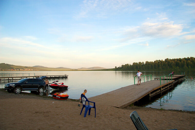 Отдых у водоема | Озеро Парное, Красноярский край