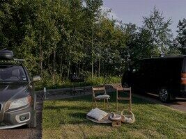 Парковочное место для автодома, База отдыха Фрегат, Выборг