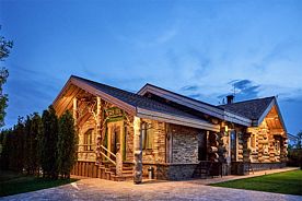 Рубленный дом из кело "БАБА-ЯГА", Загородный клуб Green Club Family, Чеховский