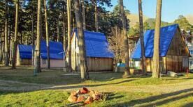 Летний деревянный домик, Туристическая база Алания, Архыз