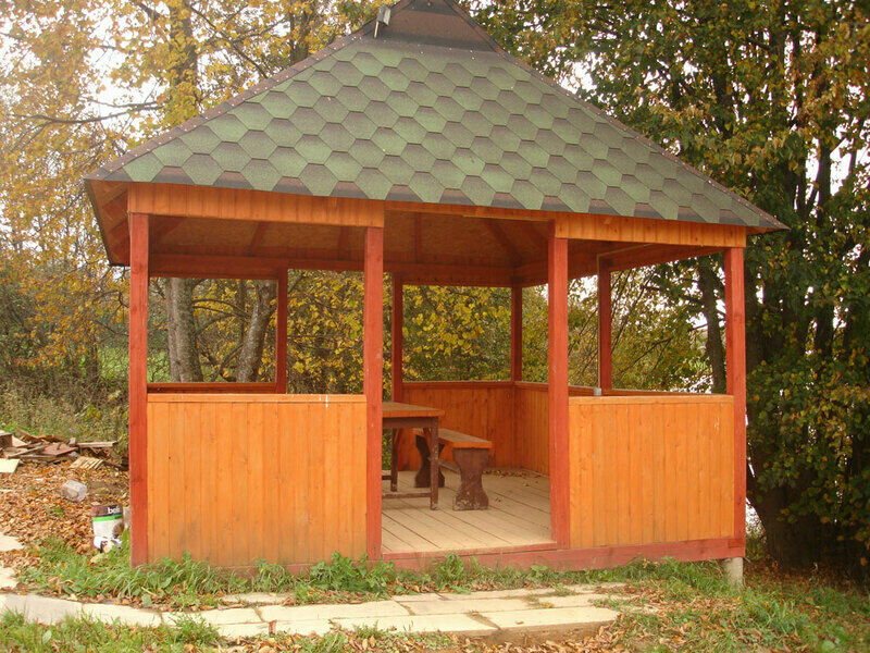 Беседки на территории | Хлепень, Смоленская область