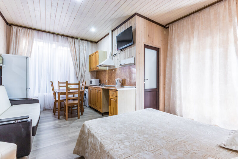 Студия 4-местный 1-комнатный (с кухней)