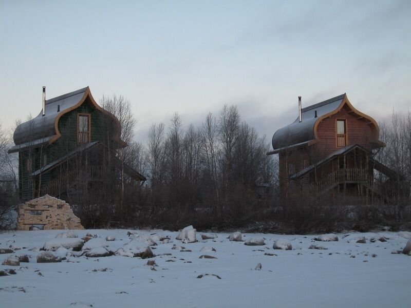 Домики в дали | Зеленый берег, Мурманская область