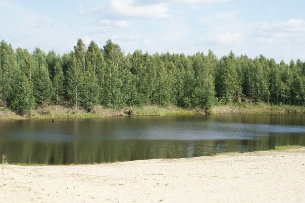 Вид на озеро | Песчаный берег, Тюменская область