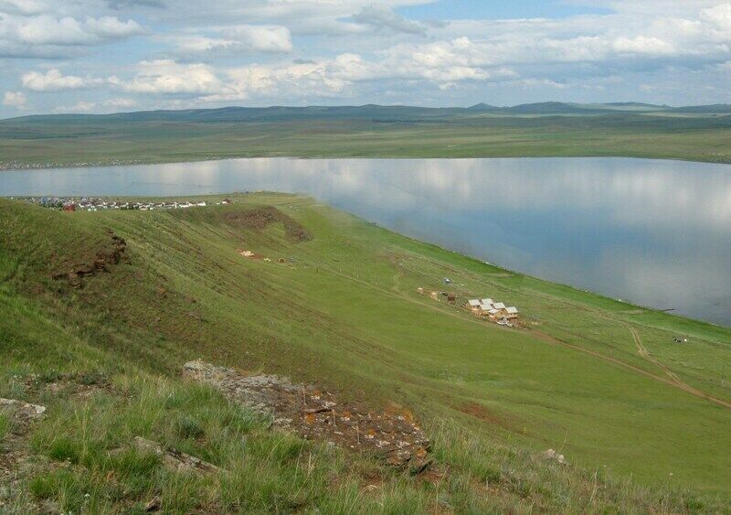 Вид на озеро | На Тусе, Республика Хакасия