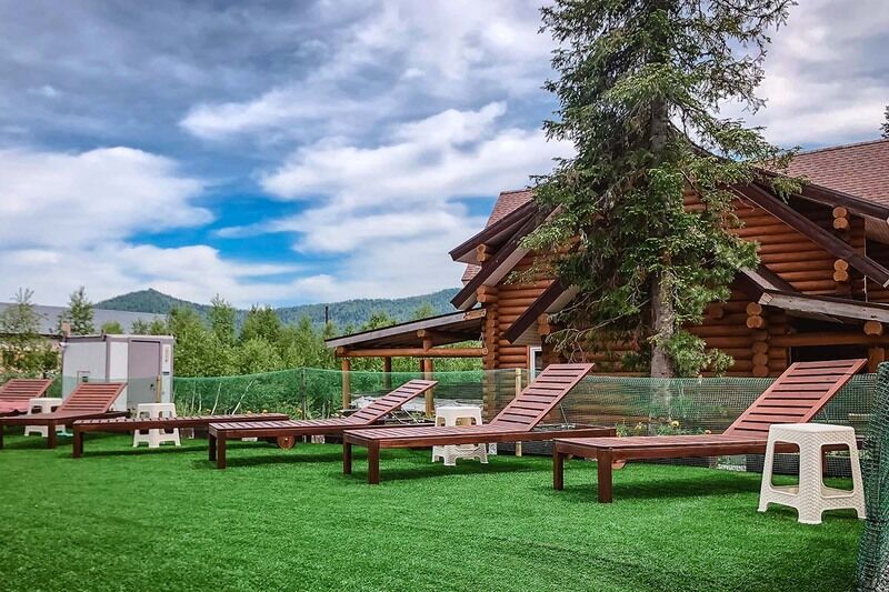 Бассейн и пляжная зона | Sheregeshs WOOD, Кемеровская область