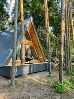 Дом A-Frame №3 Sky, База отдыха Черемушки, Стерлитамакский