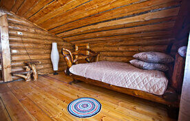 Коттедж 10-местный 6-комнатный Изба Купеческая, База отдыха и туризма Эко деревня Чуньки, деревня Большое Вороново