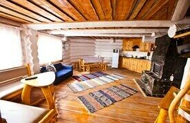 Коттедж 6-местный 3-комнатный Изба Светлая, База отдыха и туризма Эко деревня Чуньки, деревня Большое Вороново