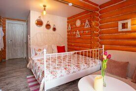 Двухместный номер Deluxe двуспальная кровать, Шале Аура, Архыз