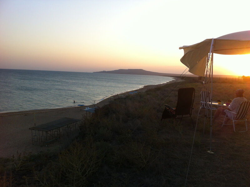 Места для палаток | Голубой залив, Крым