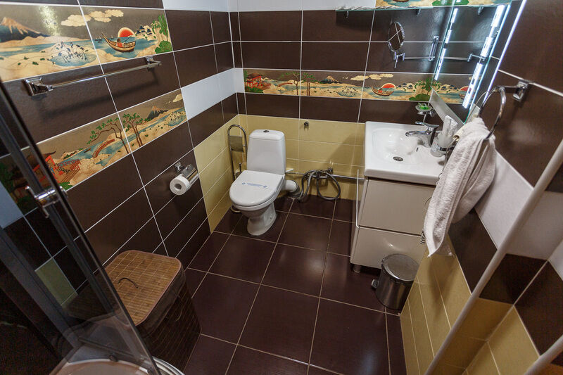 Люкс 6-местный 3-комнатный 2-этажный (в отдельно стоящем срубе)