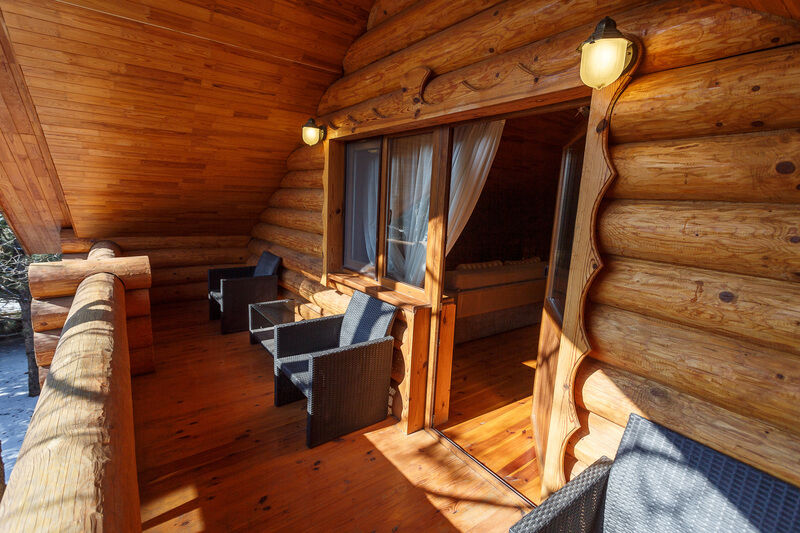 Люкс 6-местный 3-комнатный 2-этажный (в отдельно стоящем срубе)