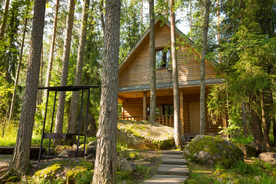 Коттедж № 2, База отдыха Лесная сказка, Выборгский район