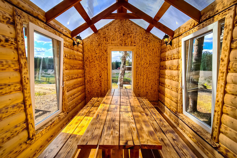 Теплая беседка №46