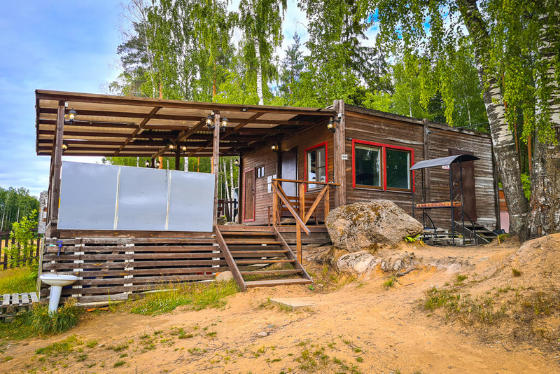 Банкетный домик с террасой №59