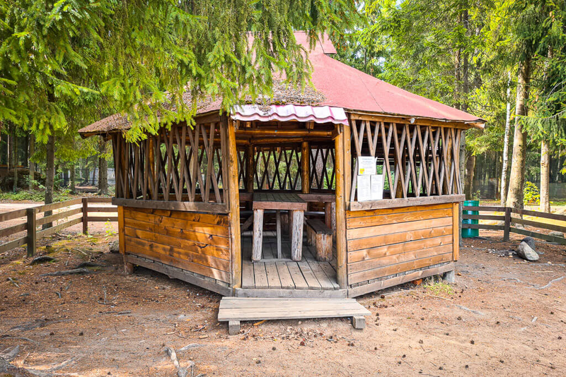 Шестигранная средняя беседка (№11)