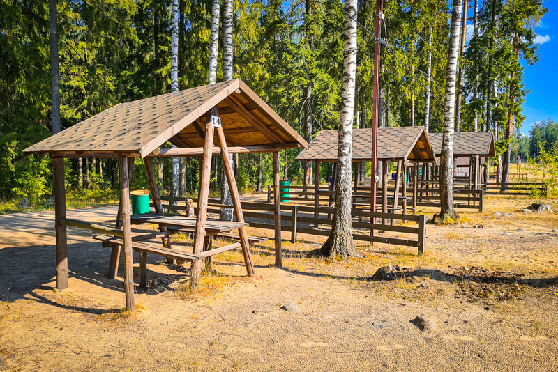 Малые беседки (№14 – 18, 23 – 44, 47 – 56)