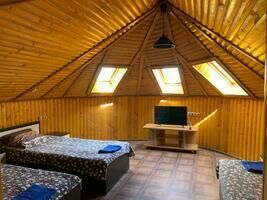 Полулюкс на мансардном этаже главного корпуса, Гостевой дом Poseidon Travels, Камызякский район