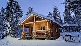Дом 3-местный Бревенчатый, База отдыха Лапландская деревня, Магнетиты