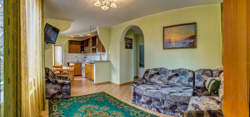 Апартаменты улучшенный 4-местный 2-комнатный (с террасой)